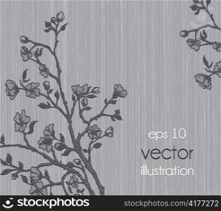 floral background vector ilustration