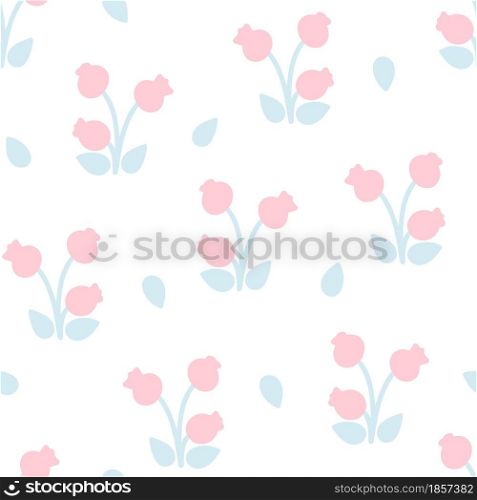 Floral delicate patsel pattern. Background with simple flowers and leaves. A minimalistic template for wallpaper, packaging, fabric and design.. Floral delicate patsel pattern.