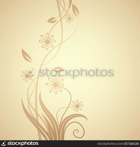 Floral design . | Vector illustration.