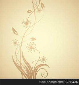 Floral design . | Vector illustration.