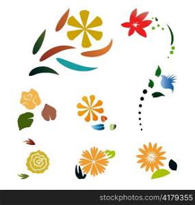 floral elements