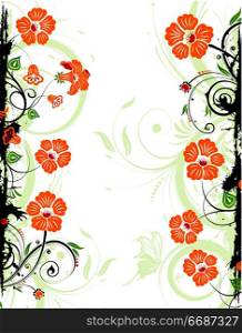 Floral frame