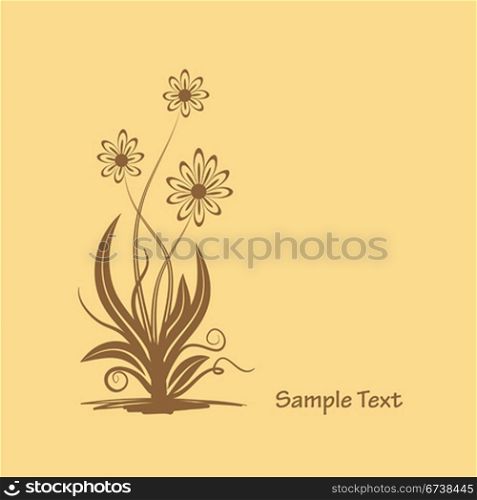 Floral graphic design . | Vector illustration.