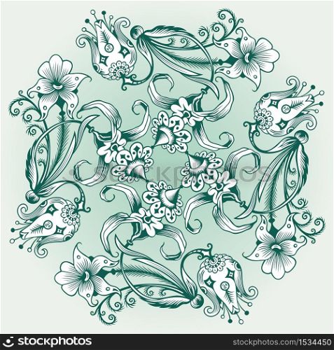 Floral hand drawn vector vintage border. Engraved nature elements and objects illustration. Frame design.. Floral hand drawn vector vintage border