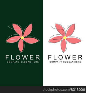 Floral Logo Design, Vector Illustration Style Line Icon Abstract artwork