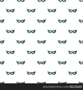 Floral mask pattern seamless vector repeat for any web design. Floral mask pattern seamless vector