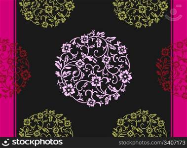 Floral pattern. File contains a original seamless