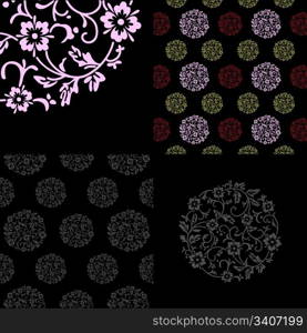 Floral pattern. File contains a original seamless