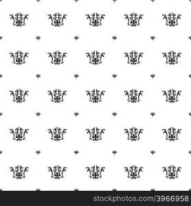 Floral pattern. Seamless background. Floral ornament.