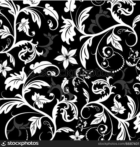 Floral pattern, vector