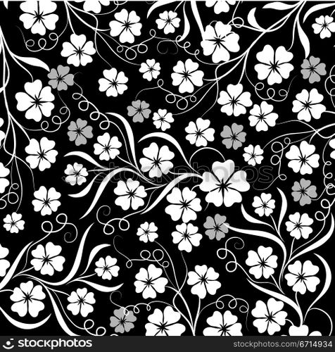 Floral pattern, vector