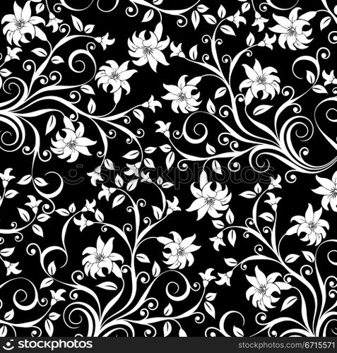 Floral pattern, vector