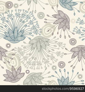 Floral pattern vector image