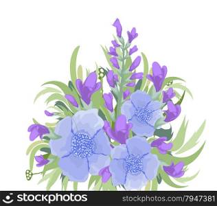 Floral purple Bouquet background