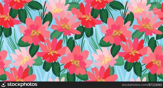 Floral seam≤ss pattern. Vector design for paper, cover, fabric,∫erior decor and other use. Floral seam≤ss pattern. Vector design for paper, cover, fabric,∫erior decor and other