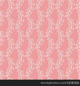 Floral seamless background. Wallpaper pattern design. Floral hearts seamless background. Wallpaper pattern design.