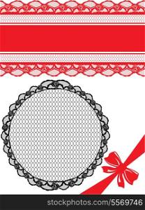 Floral seamless lace pattern with flowers. Lace background.