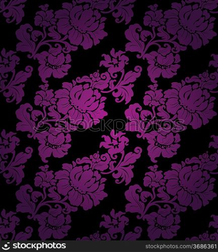 Floral Seamless lilac pattern