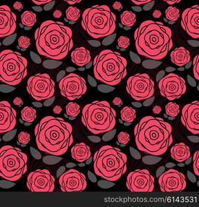 Floral Seamless Pattern Background for Wedding and Birthday. Vector Illustration. Floral Seamless Pattern Background for Wedding and Birthday. Vec