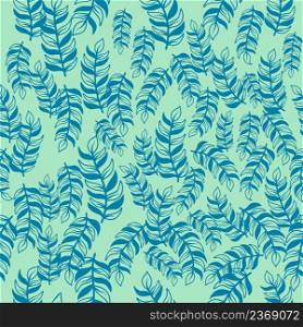 Floral seamless pattern. Branch with leaves ornamental texture. Flourish nature summer garden textured background. Flourish nature summer garden textured background. Floral seamless pattern. Branch with leaves ornamental texture
