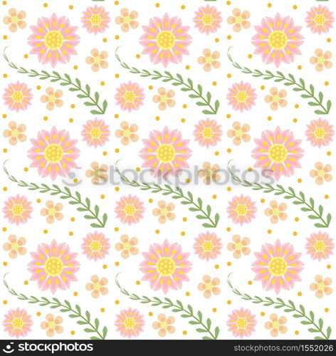 Floral seamless pattern. Flowers repeating texture. Botanical endless background. Vector illustration. Floral seamless pattern. Flowers repeating texture. Botanical endless background. Vector illustration.