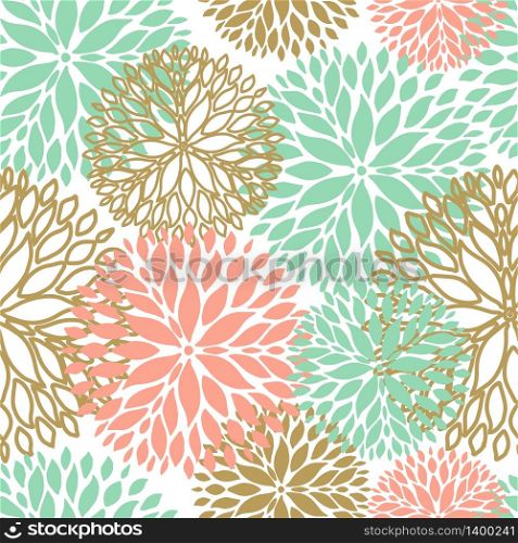 Floral seamless pattern in pastel colors. Seamless pattern can be used for wallpaper, pattern fills, web page background, textile, web and other design.. Floral seamless pattern in pastel colors. Seamless pattern can be used for wallpaper, pattern fills, web page background, textile, web and other design
