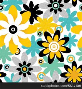 Floral seamless pattern. Seamless pattern can be used for wallpaper, pattern fills, web page background, surface textures.