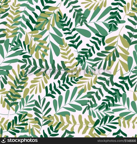 Floral seamless pattern tropical leaves, Fashion, interior, wrapping consept. Floral seamless pattern. vector tropical leaves, Fashion, interior, wrapping consept