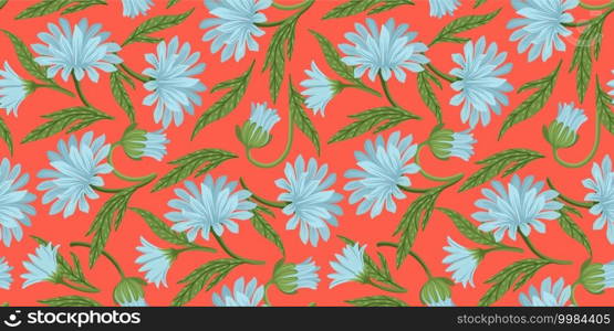 Floral seamless pattern. Vector design for paper, cover, fabric, interior decor and other users. Floral abstract seamless pattern. Vector design