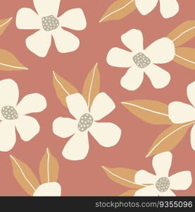 Floral seamless pattern. Vector design for paper, cover, fabric interior decor.. Floral seamless pattern. Vector design for paper, cover, fabric interior decor