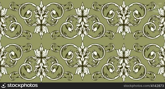 floral seamless pattern vector illustration