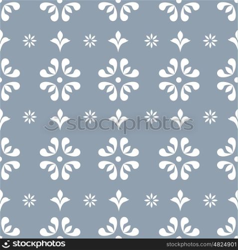 Floral seamless repeating vintage background for textile design. Wallpaper, fabric, textures are individual objects, baroque pattern, stock vector