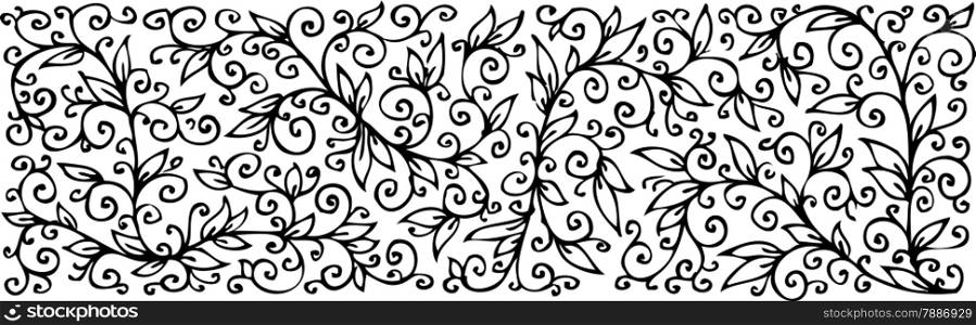 Floral Texture 301 Eau-forte decorative background texture vector illustration EPS-8