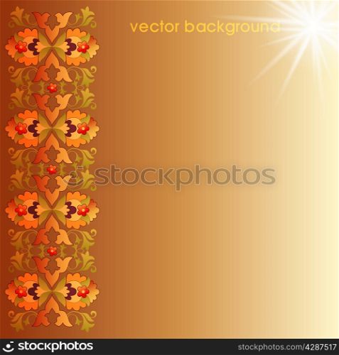 floral vector background one