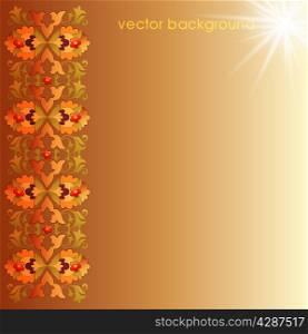 floral vector background one