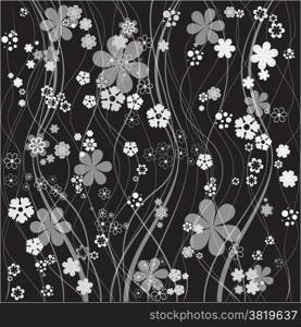 floral vector background seven