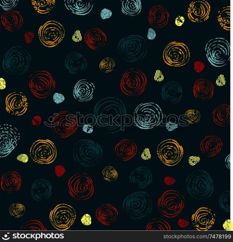 Floral vintage pattern for retro wallpapers, vector.