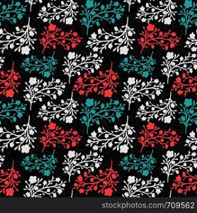 Floral vintage vector seamless pattern. For wallpaper, textile design.. Floral vintage vector seamless pattern. For wallpaper, textile design