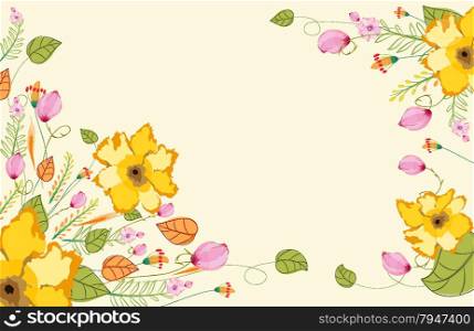 Floral watercolor