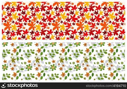 floral web banner vector illustraton