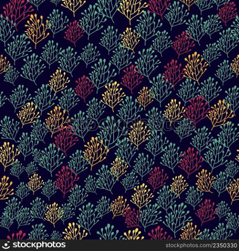 Flourish nature summer garden textured background. Floral seamless pattern. Branch with leaves ornamental texture. Flourish nature summer garden textured background. Floral seamless pattern. Branch with leaves