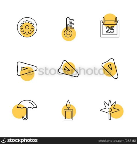 flower , 25 dec , christmas , umbrella , candle , flags , hearts , camera , favourite , flag , icon, vector, design, flat, collection, style, creative, icons , waving flag , stand flag ,