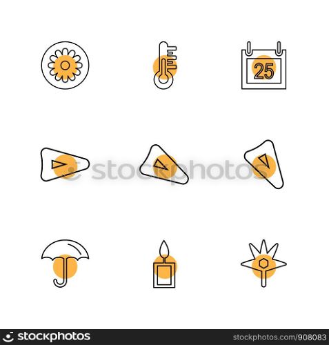 flower , 25 dec , christmas , umbrella , candle , flags , hearts , camera , favourite , flag , icon, vector, design, flat, collection, style, creative, icons , waving flag , stand flag ,
