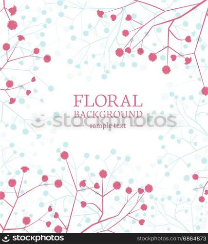 flower background. Beautiful flowers background with place for text