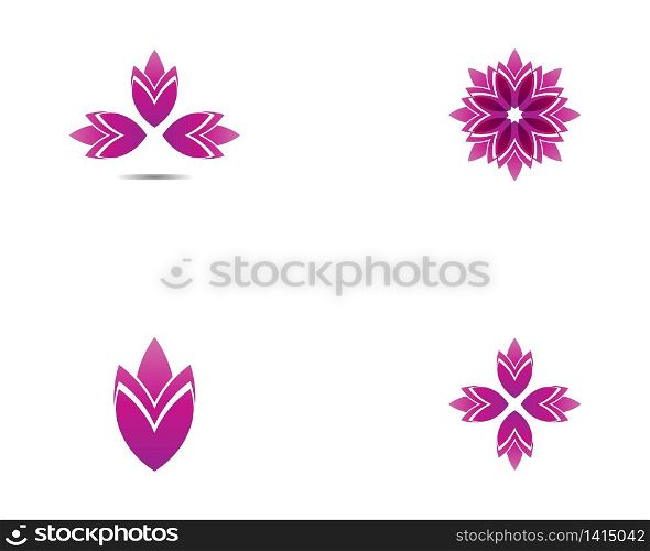 Flower beauty spa icon vector illustration
