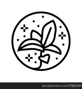 flower boho line icon vector. flower boho sign. isolated contour symbol black illustration. flower boho line icon vector illustration