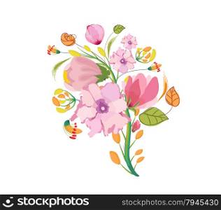 Flower Bouquet Watercolor Clipart