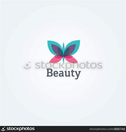 flower design butterfly vector for spa boutique beauty salon cosmetician shop yoga class luxury hotel and resort.
