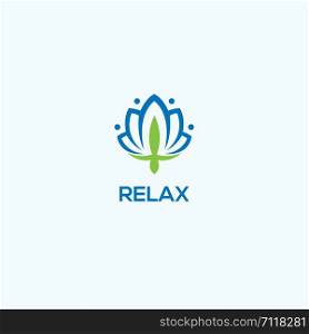 flower design vector for spa and boutique logo design. beauty salon and cosmetician shop. Yoga class, hotel and resort.