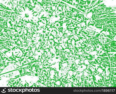 flower foliage abstract green background